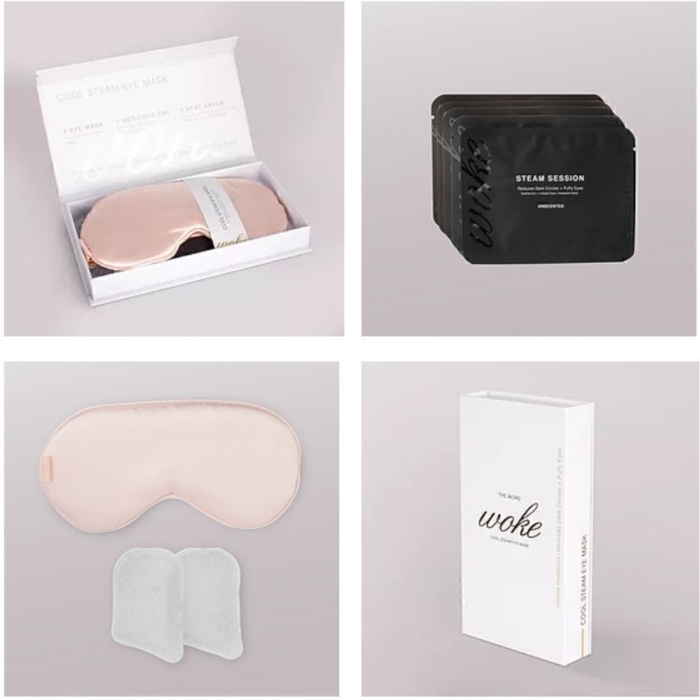 The Word Woke Cool Steam Eye Mask Kit - NWT